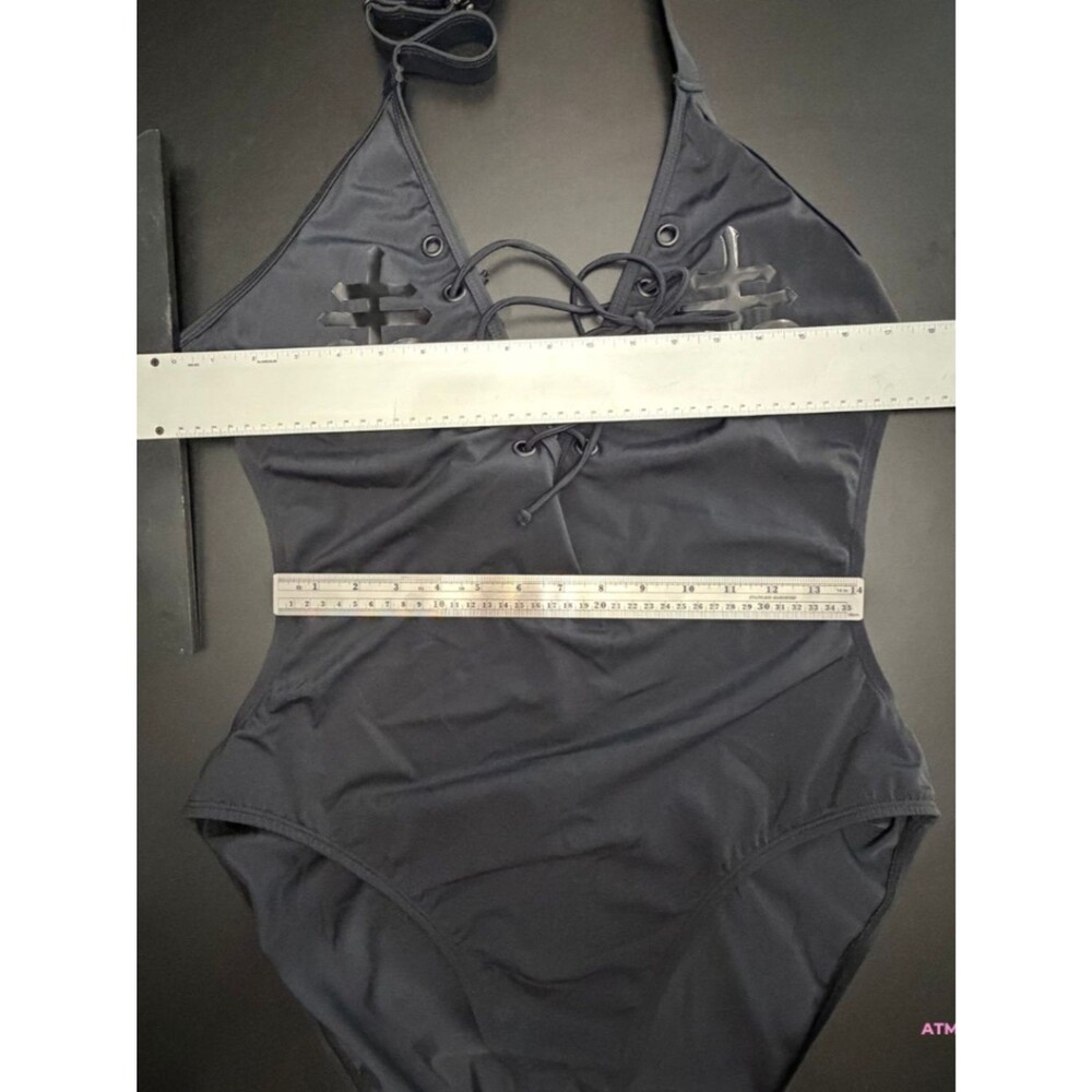 NWT Killstar Doro Monokini One-Piece Black Swimsuit Plus Size 3X - Picture 10 of 16